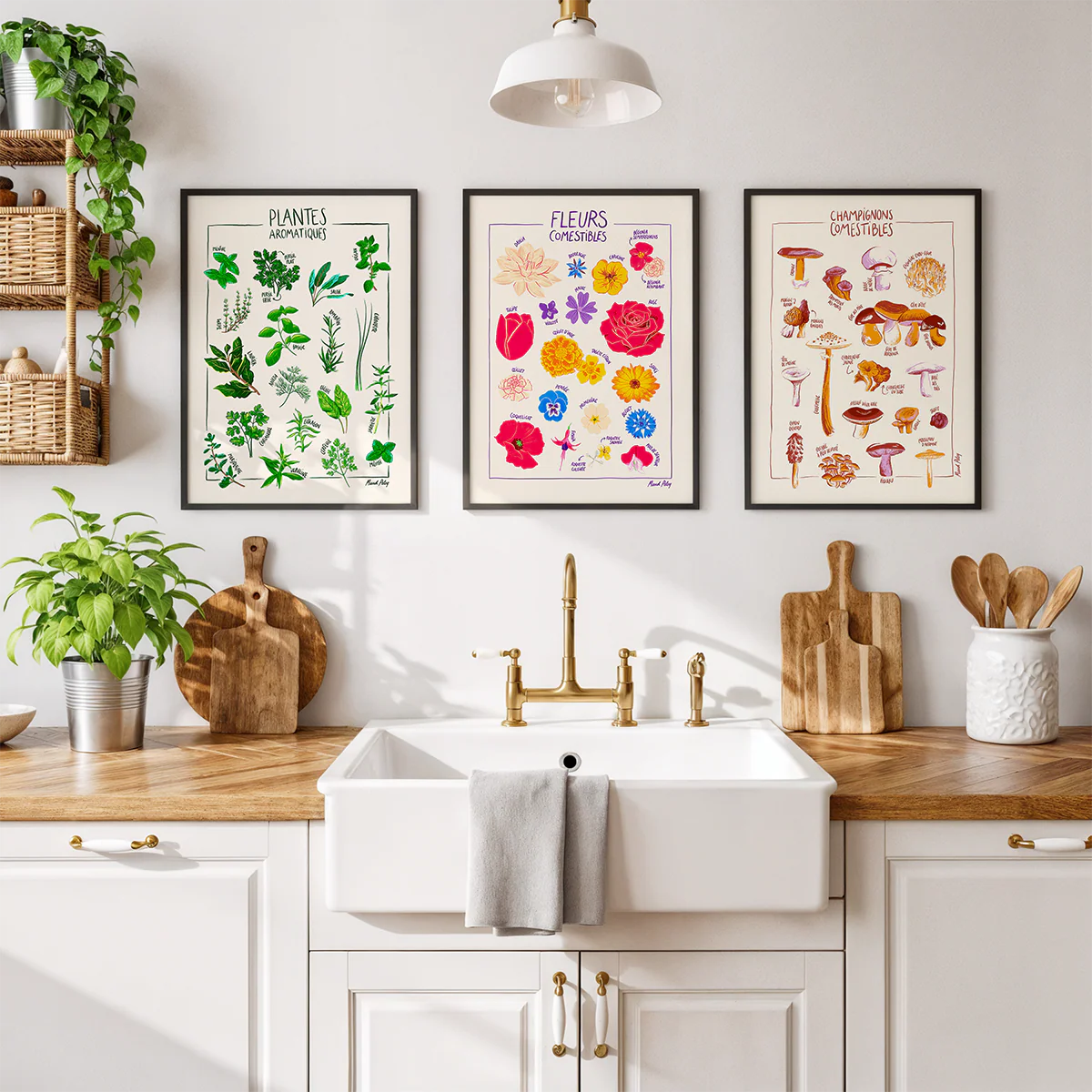 Plantes aromatiques maud peloq 50x70