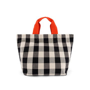 SAC CABAS TINA IMPRIME BIG VICHY GREIGE