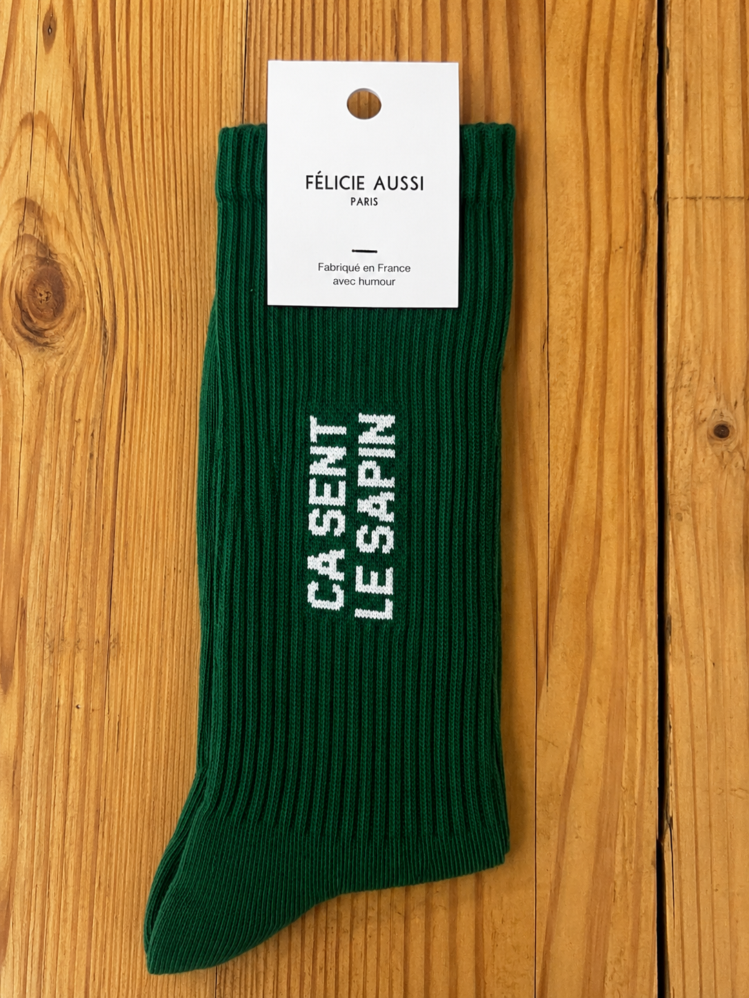 Chaussettes ca sent le sapin vert 40/45