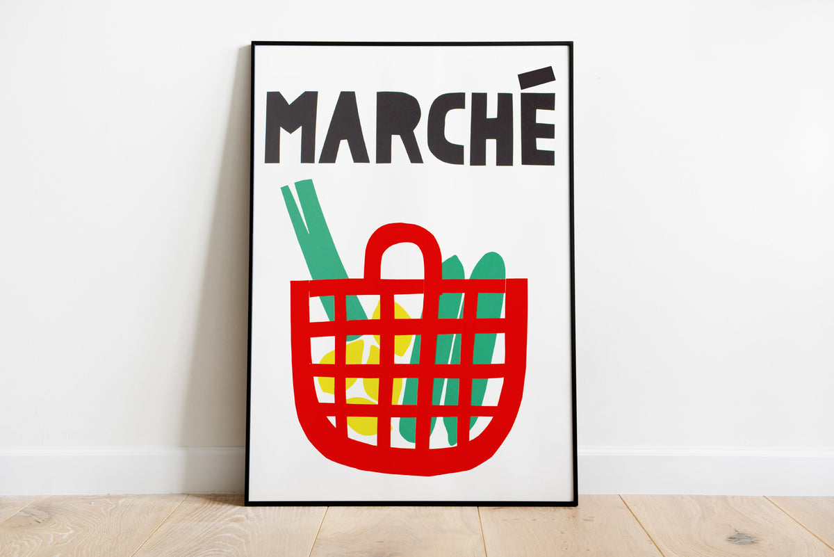 Affiche A3 Maison Moche Marché