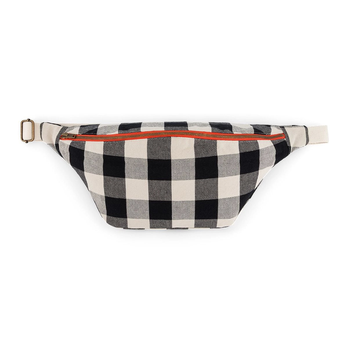 SAC BANANE BIG VICHY GREIGE