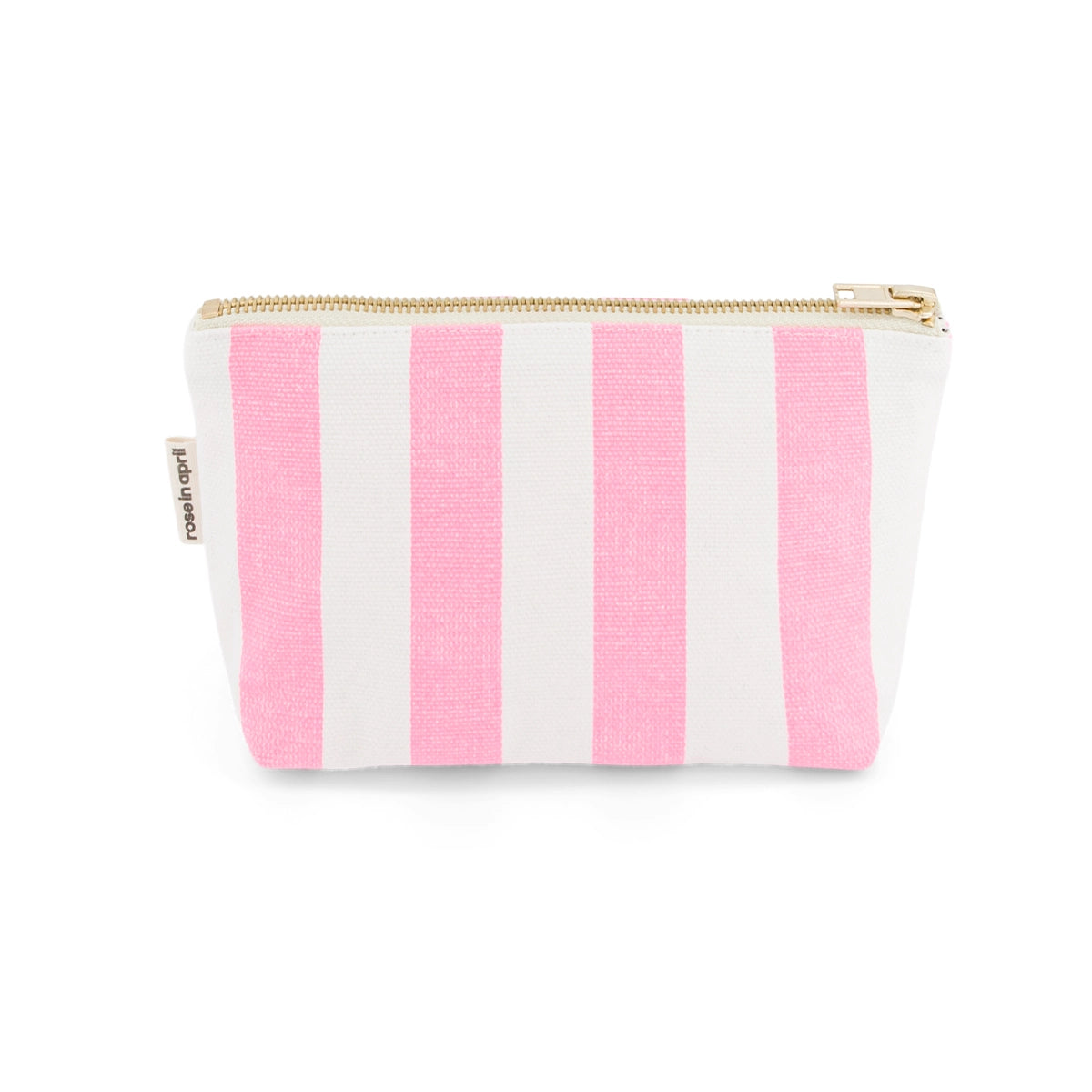 Pochette sofia en coton neon pink / ecru