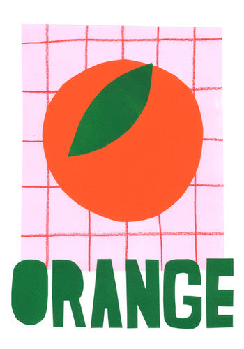 Affiche a3 orange