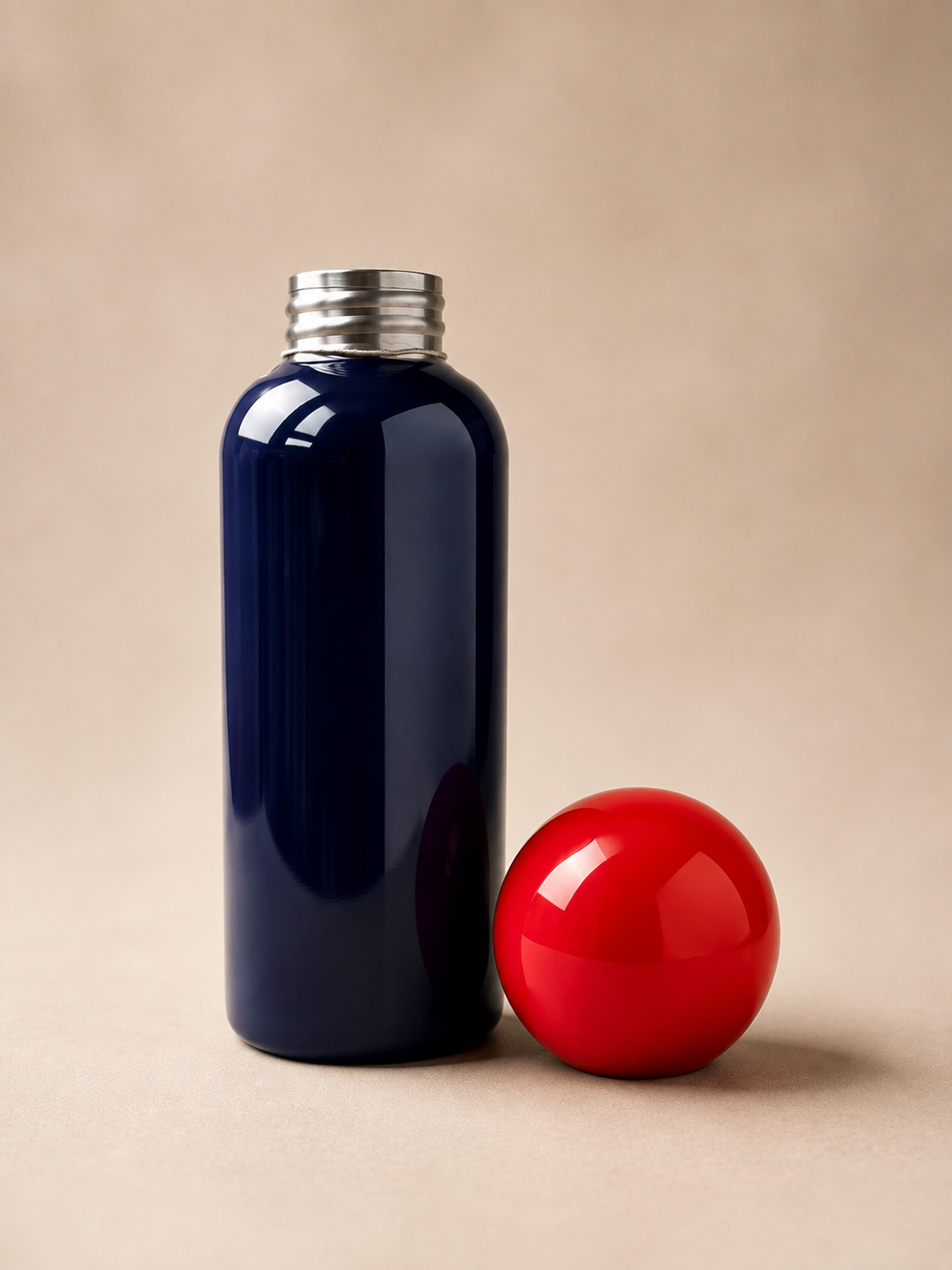 Gourde en acier inoxydable Lite 500ml 17oz | Indigo et corail