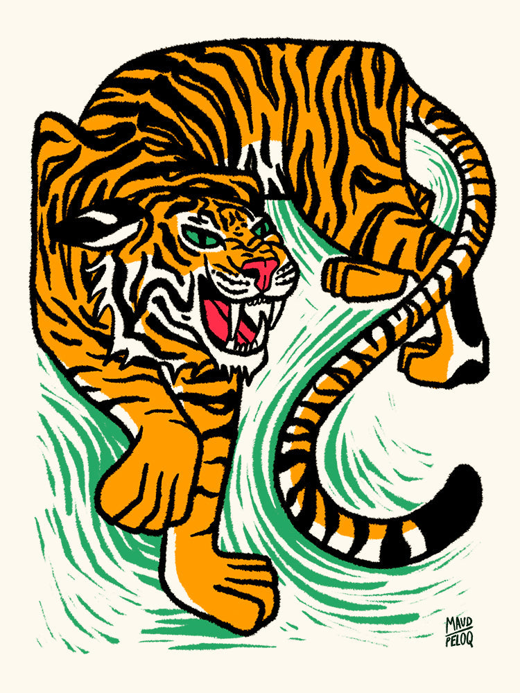 TIGRE 30X40 MAUD PELOQ