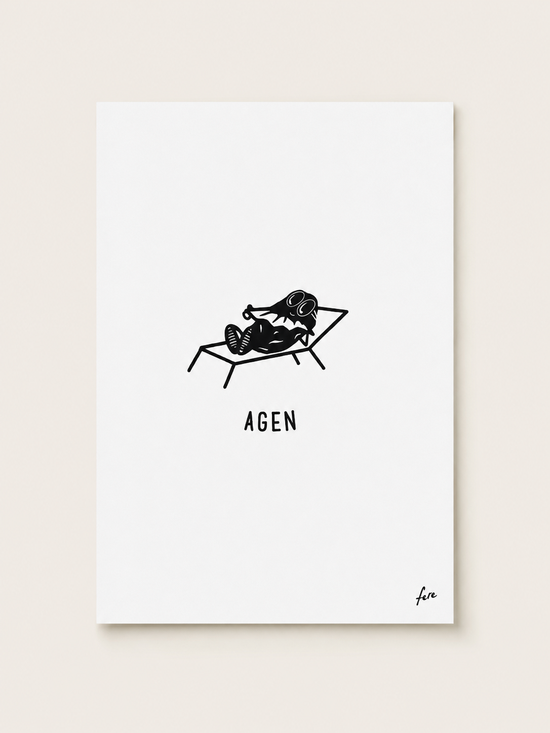 Affiche a4 agen