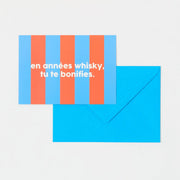 Carte - En années whisky, tu te bonifies