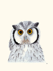 Helene monfort le hibou 40x50