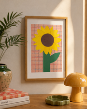 Affiche a4 tournesol