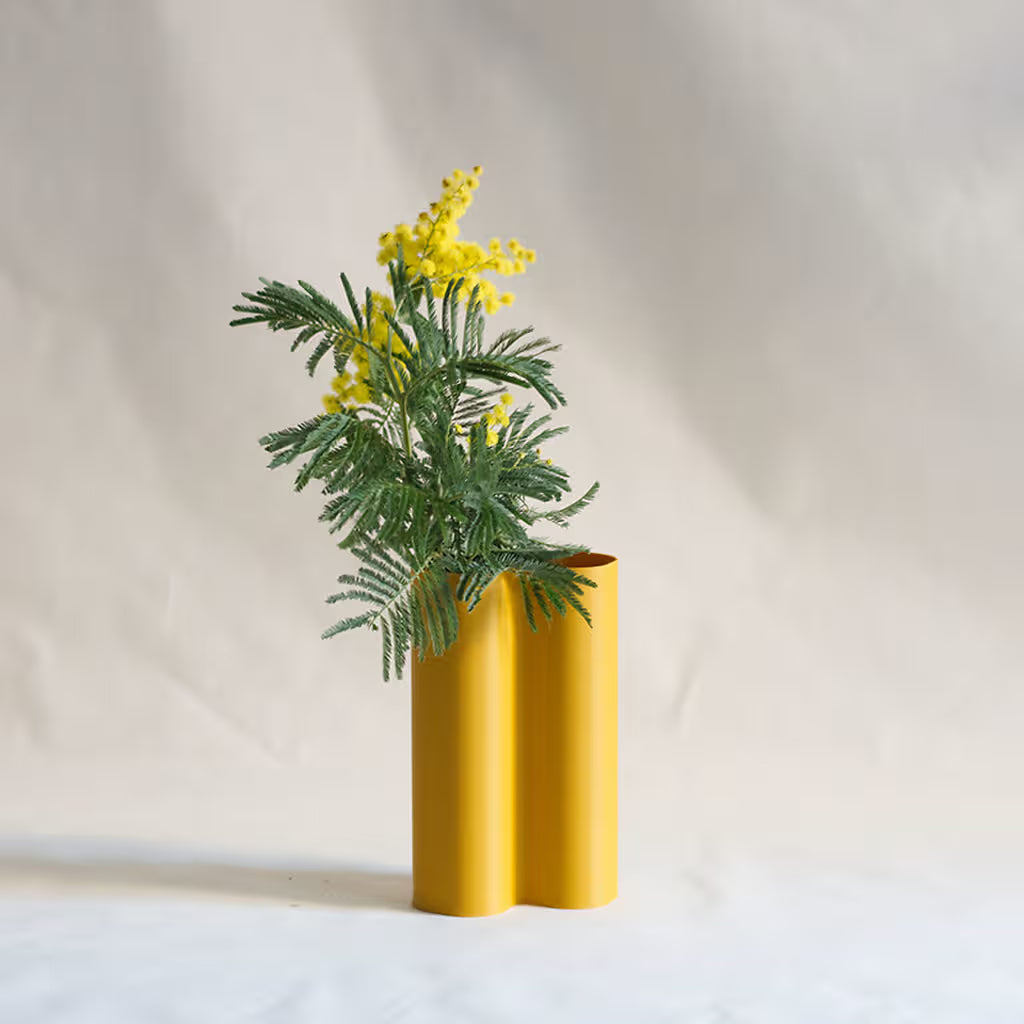 Vase Álvaro S jaune