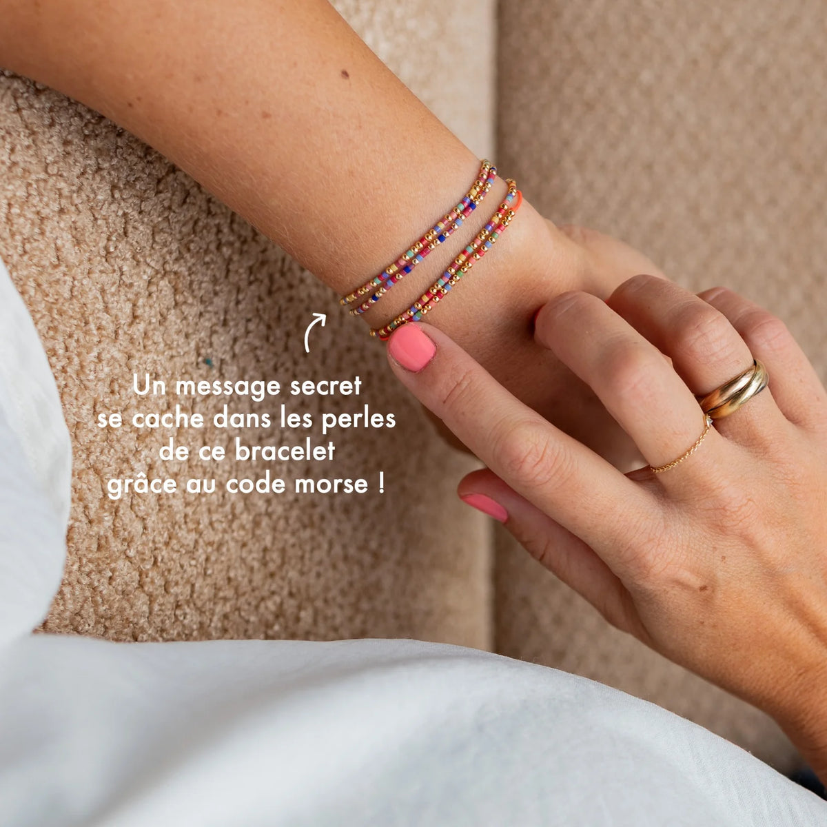 Bracelet summer 2024 best mix couleur or