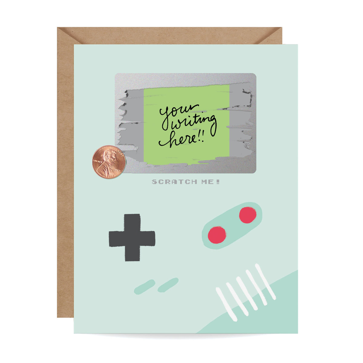 Scratch-off card - Gamer Birthday