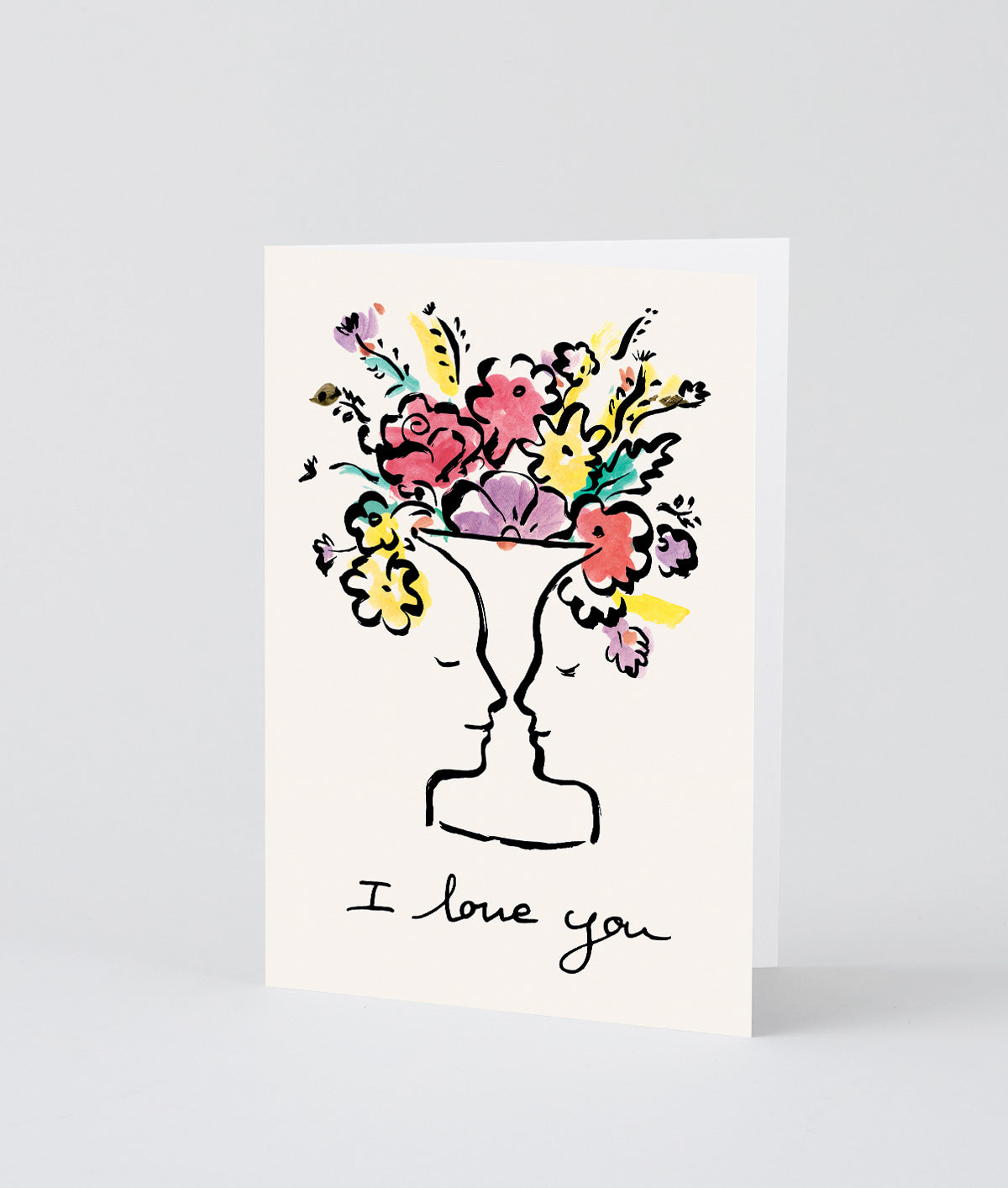 Carte postale - i love you flowers