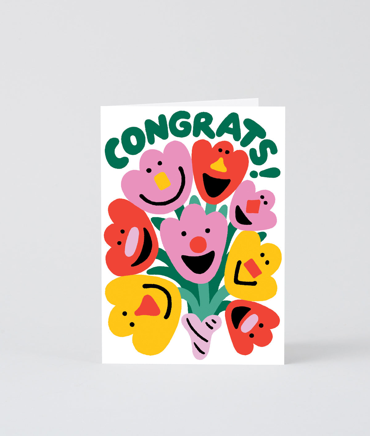 Carte postale - congrats flowers