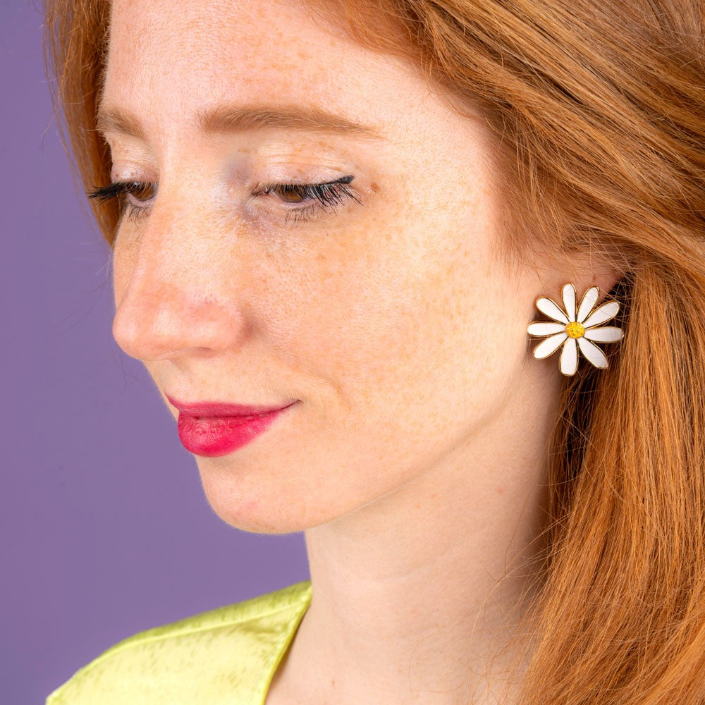 Boucles d'oreilles Marguerite