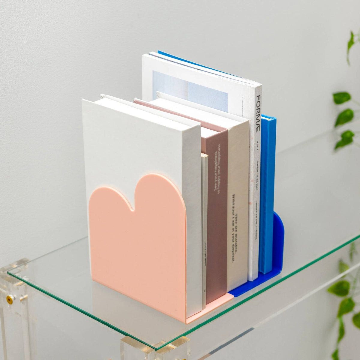 Lot de 2 supports s2 pour livres abstraits