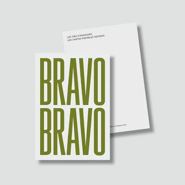 Carte Classique Bravo Bravo