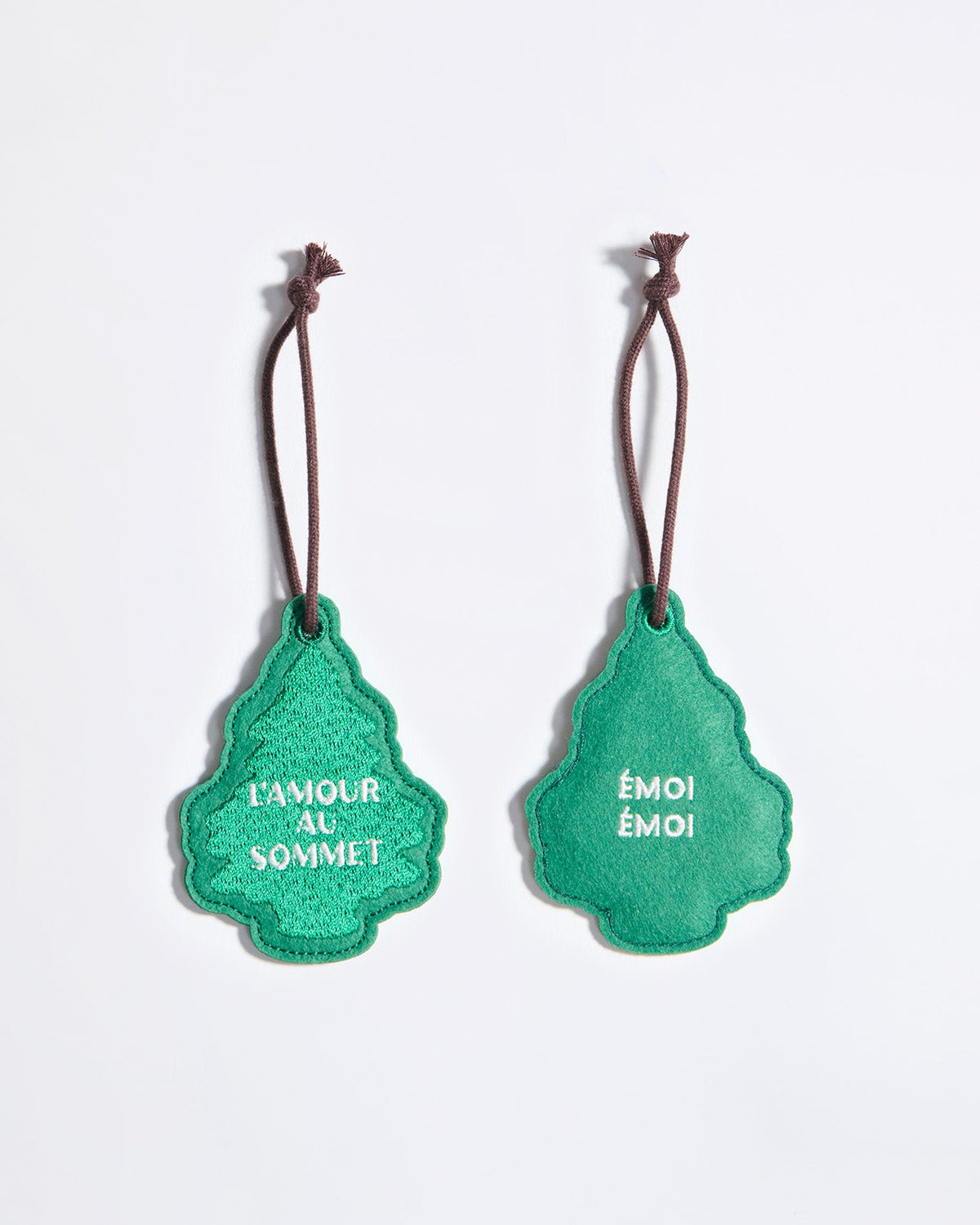 Le porte-clés L'amour au sommet - vert