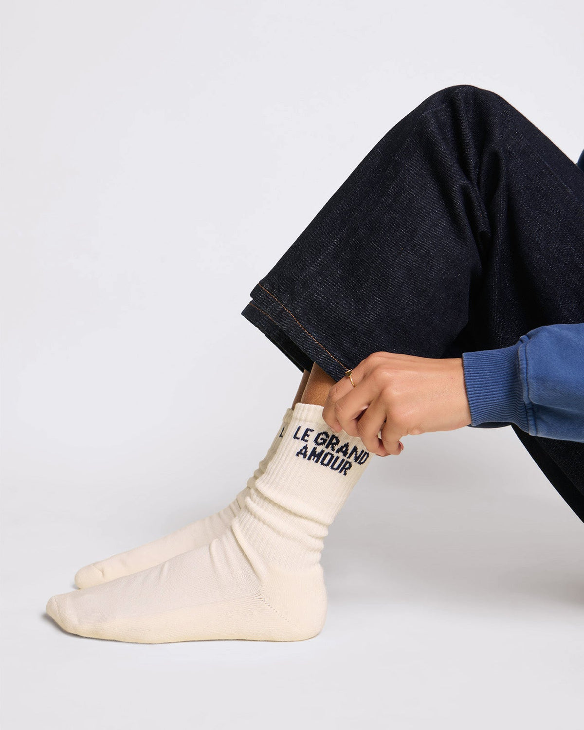 Les chaussettes Le grand amour - crème - 42/46