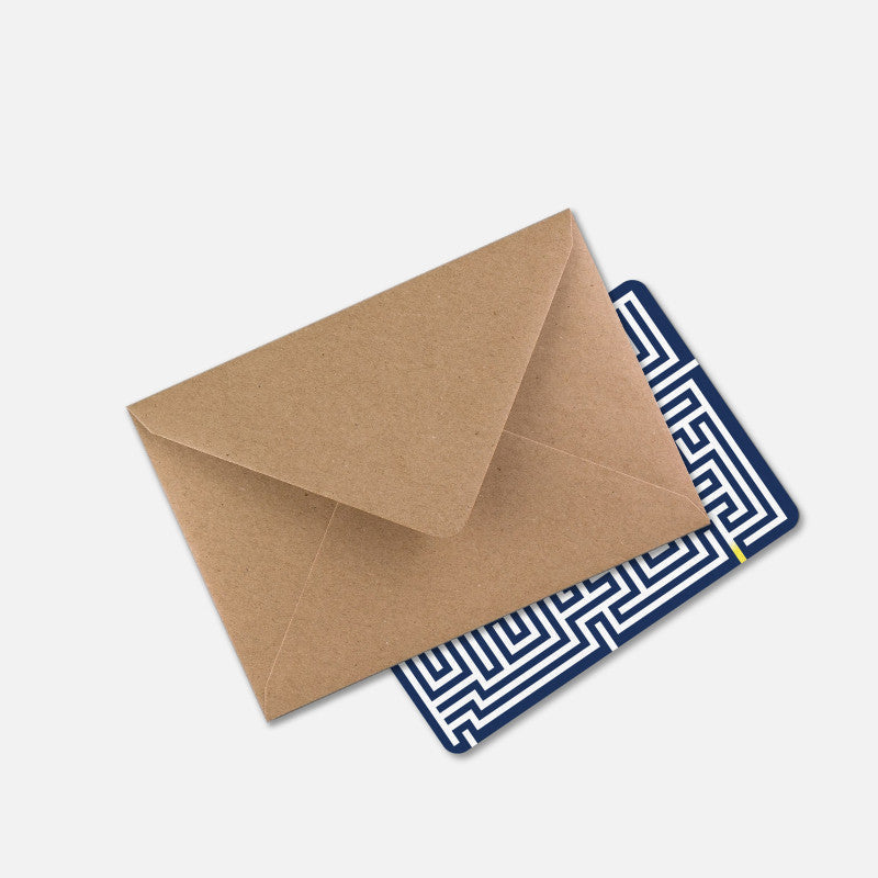Carte postale - labyrinthe