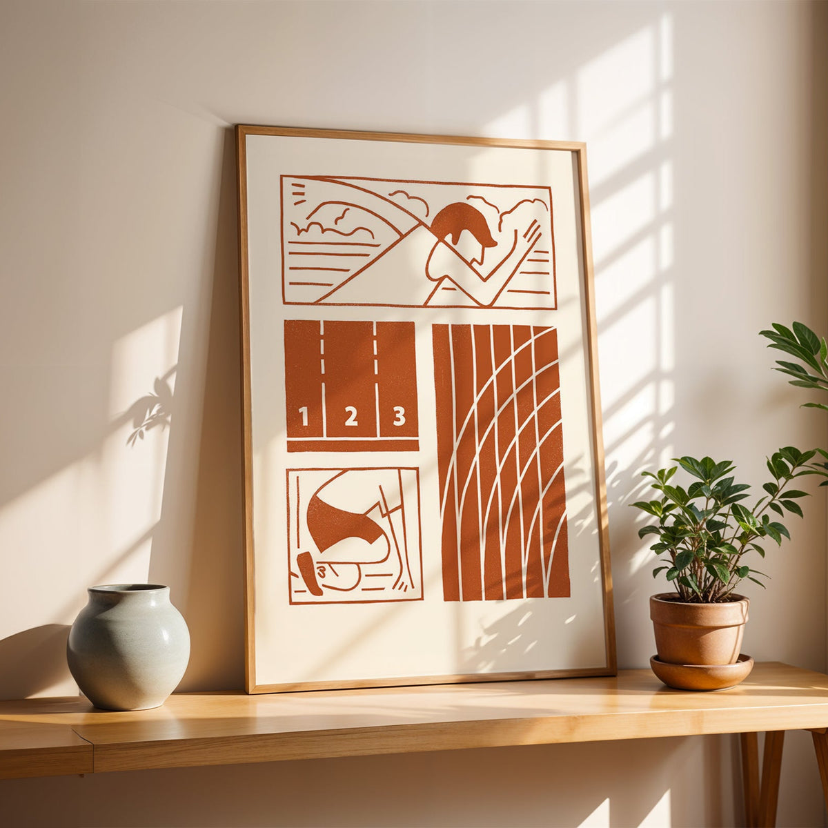 Affiche by salam a vos marques 40x50