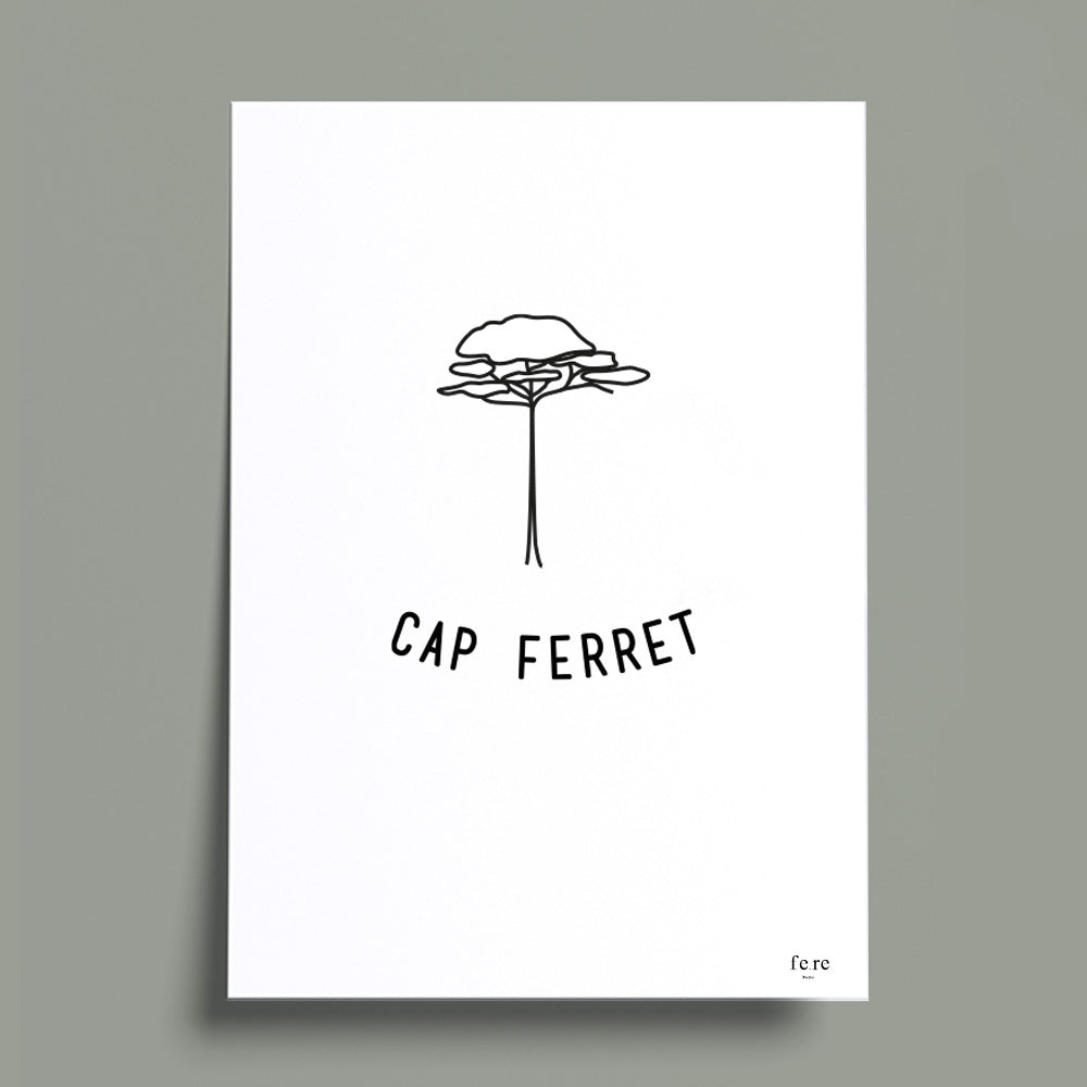 Affiche a4 cap ferret