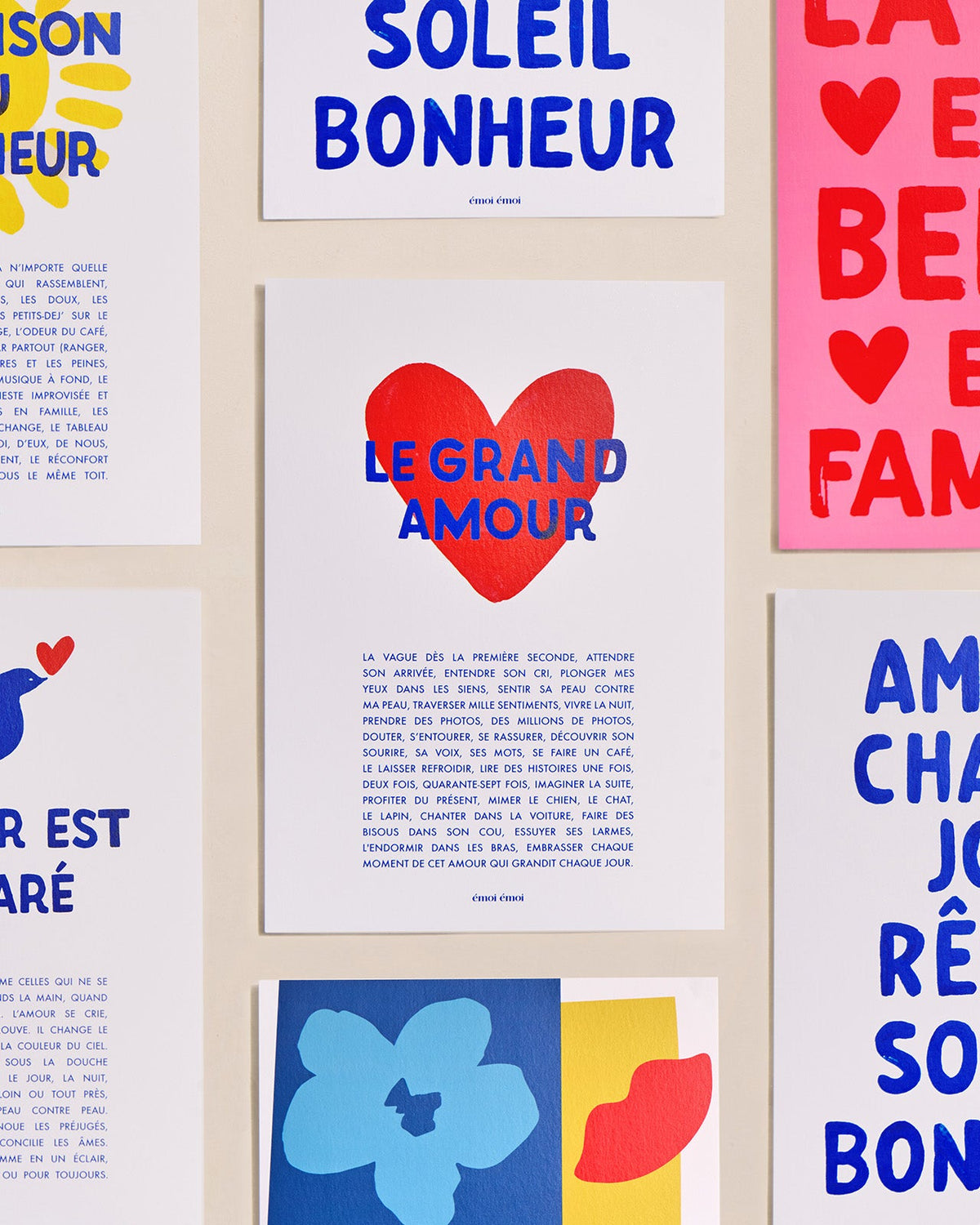 L'affiche Le grand amour - A3