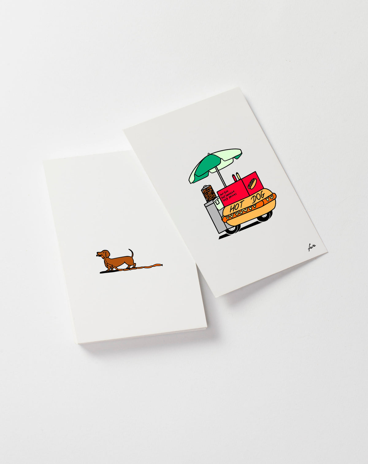 Duo affiche a4 saucisse couleur
