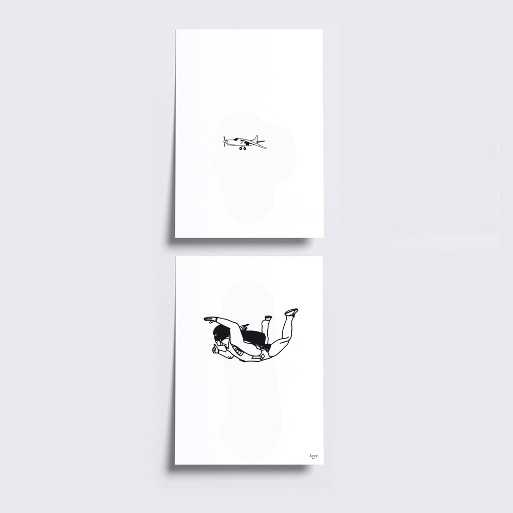 Duo affiche a4 parachute