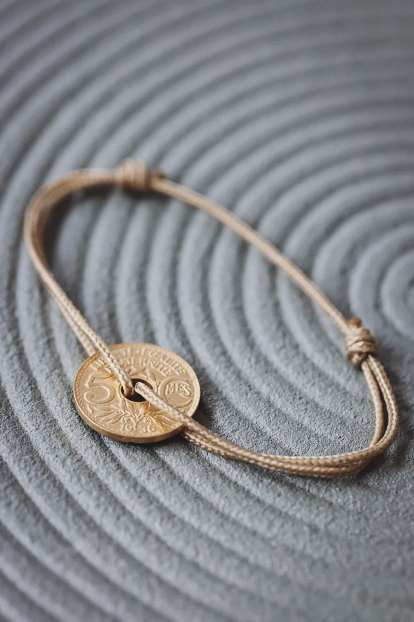 Bracelet vincennes or dore