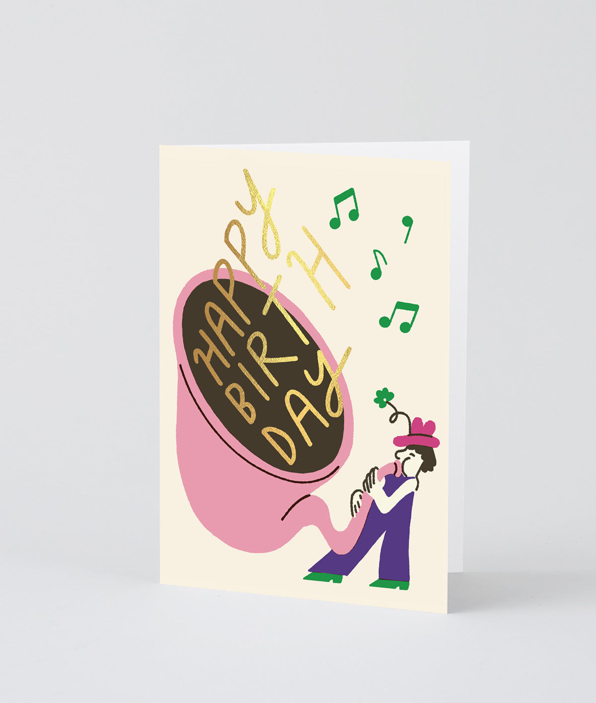 Carte postale - happy birthday tuba