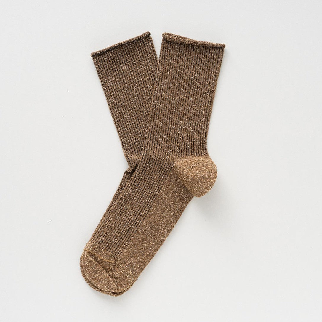 Lurex glitter socks