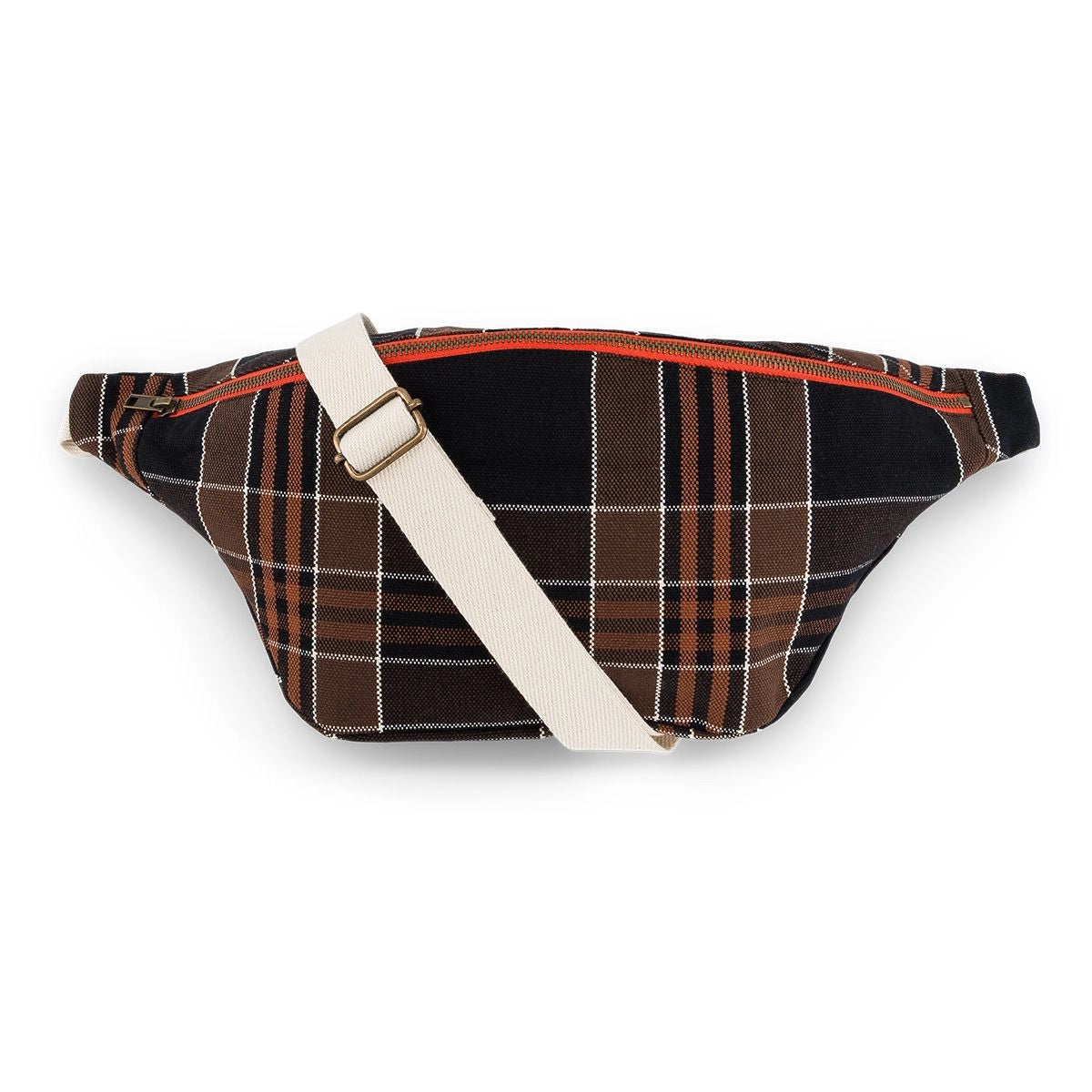 SAC BANANE BLACK TARTAN