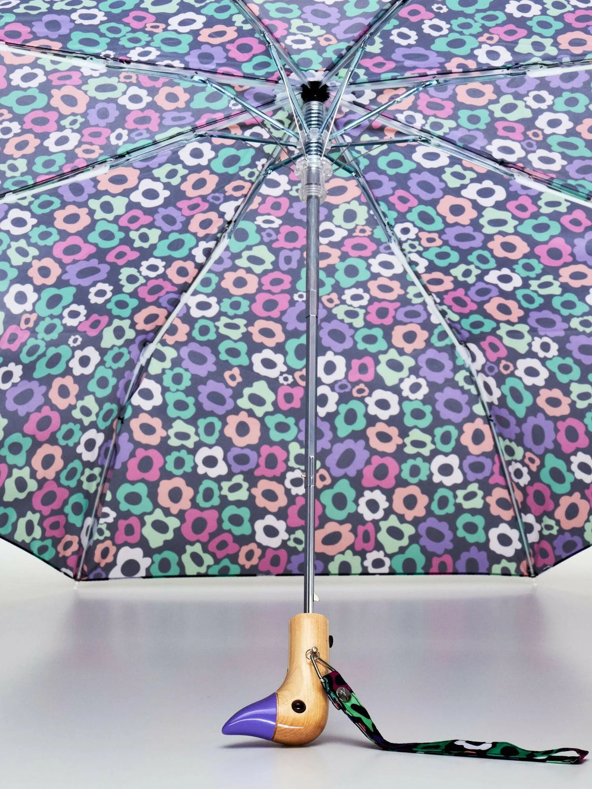 Parapluie Compact Labyrinthe de Fleurs