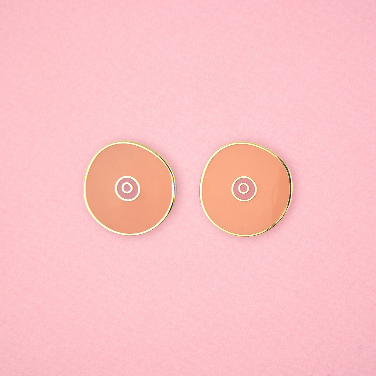 Pin's Seins - Blanc