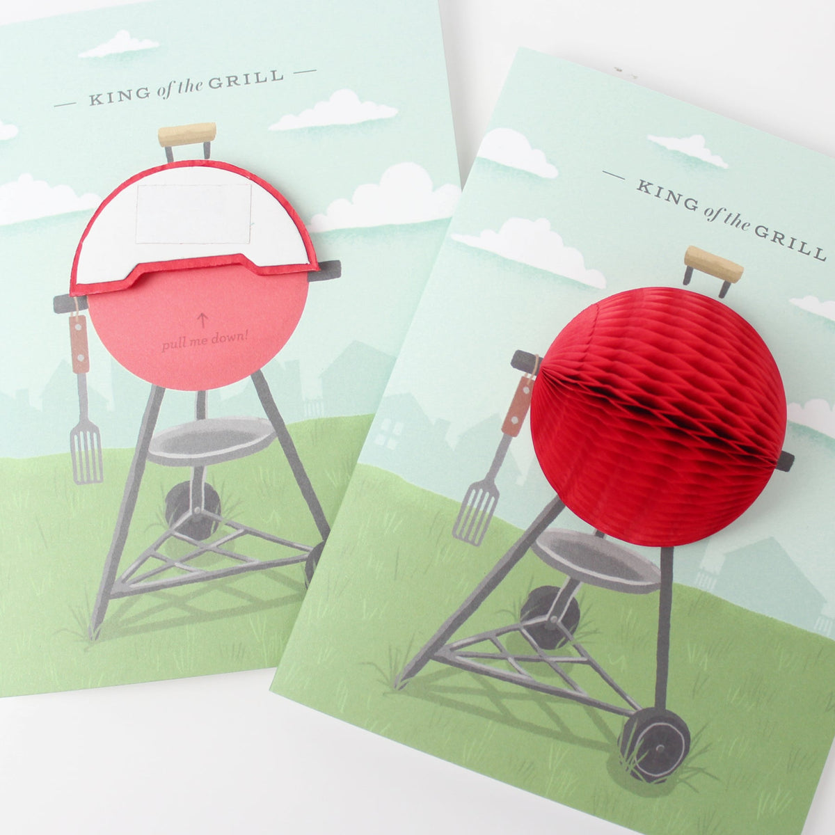 Pop up Card King of the Grill