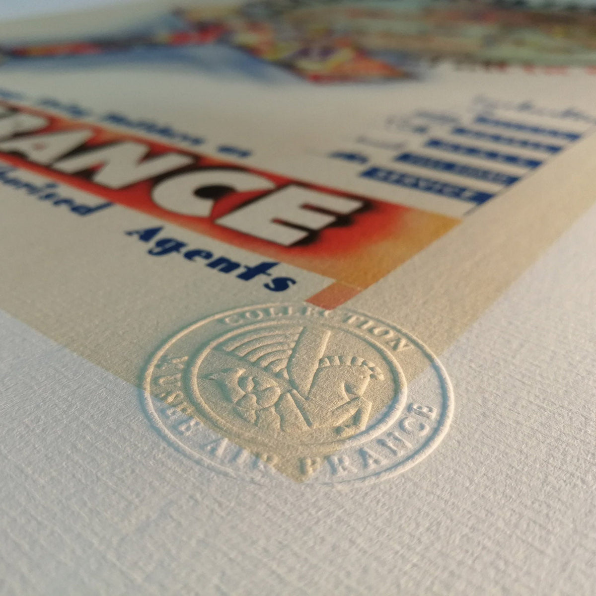 AIR France COTE DAZUR A906 40X50