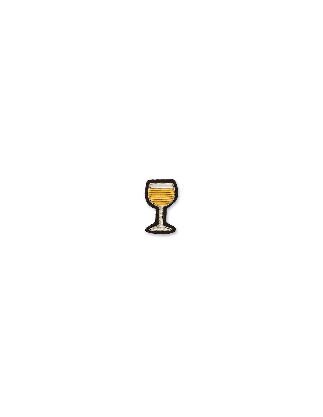Broche verre de Vin Blanc