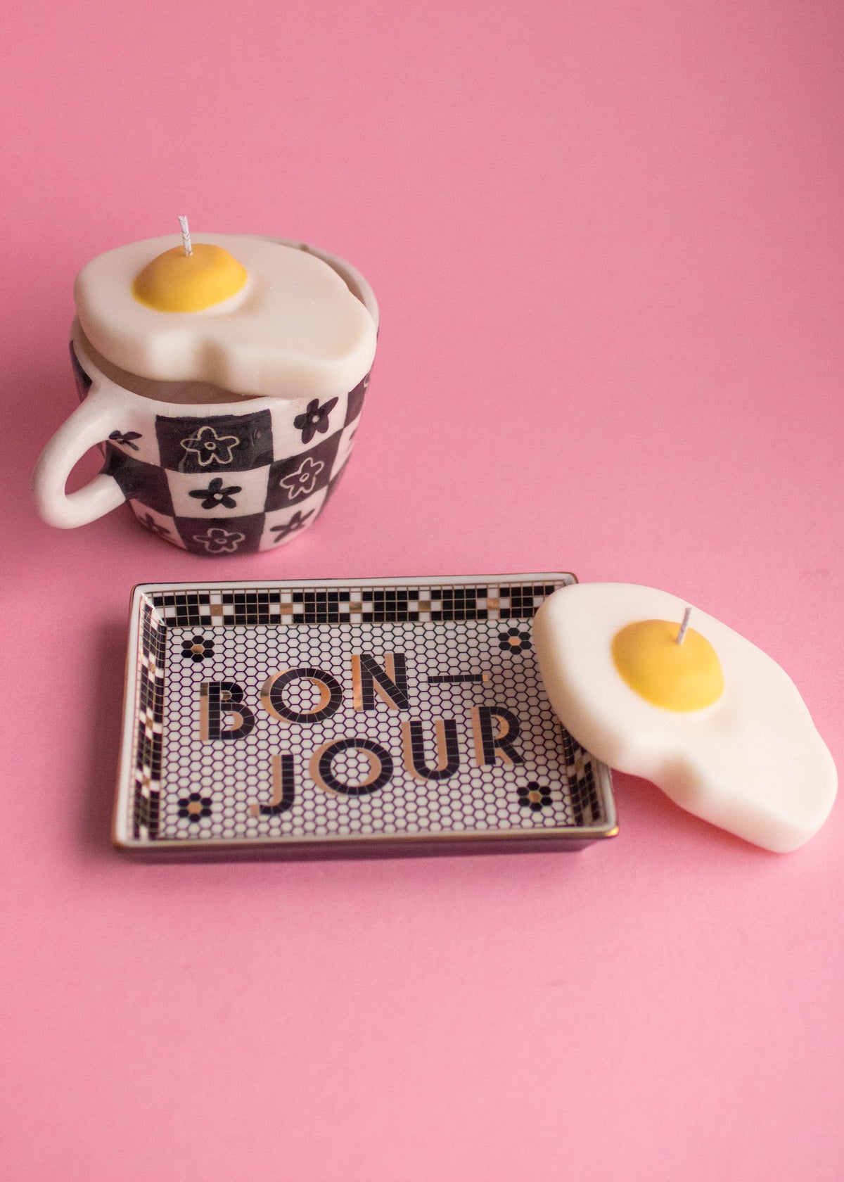 Bougie œuf au plat