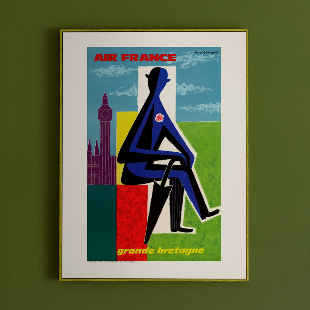 Air france grande bretagne 40x50