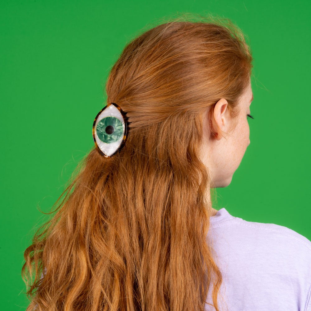 Pince à Cheveux Coucou Suzette Oeil Vert