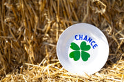 L'assiette Chance en porcelaine - 19 cm