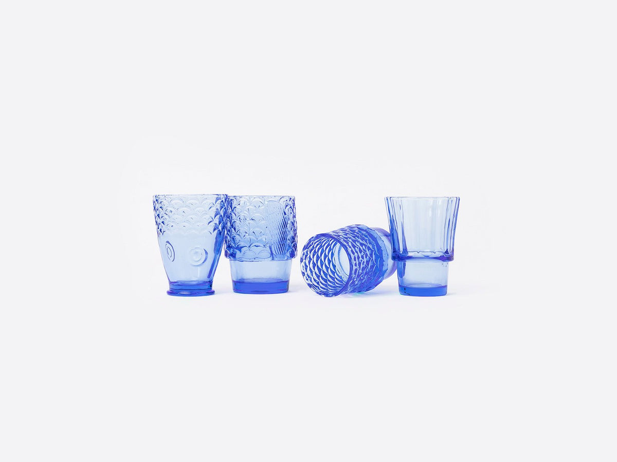 DOIY, Stackable Glasses, L, Koifish, Blu