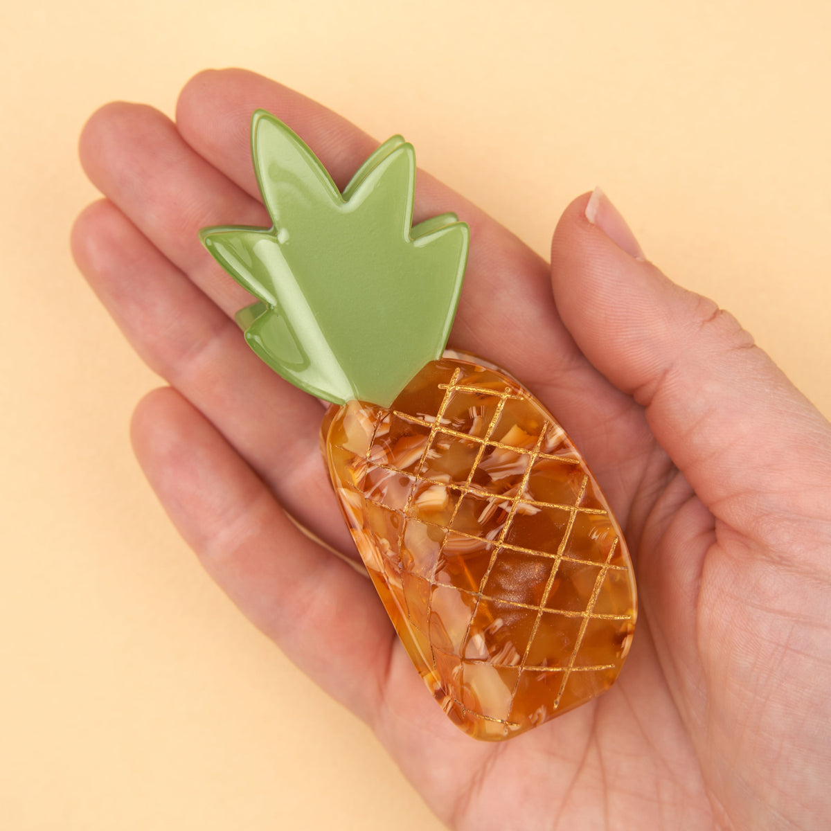 Pince à cheveux Coucou Suzette Ananas