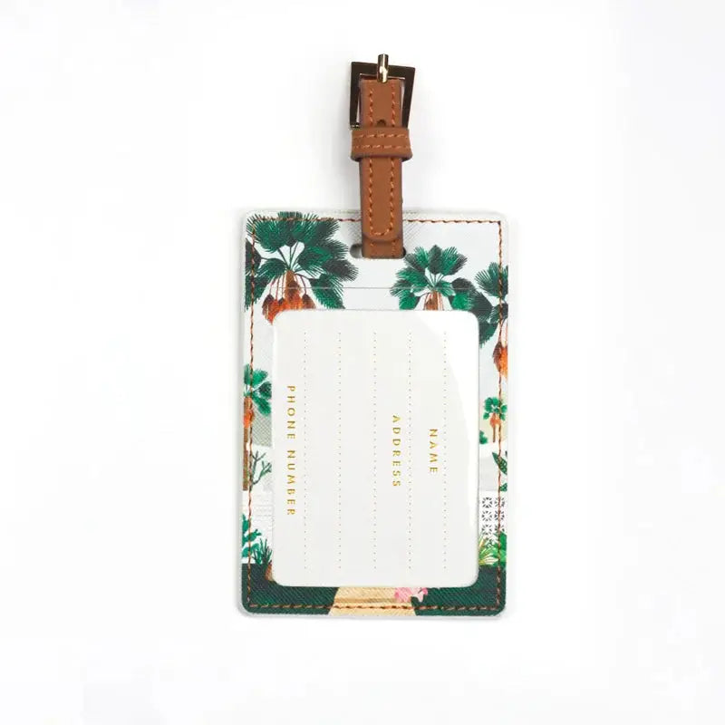 Palmspring - Étiquette de bagage Voyage