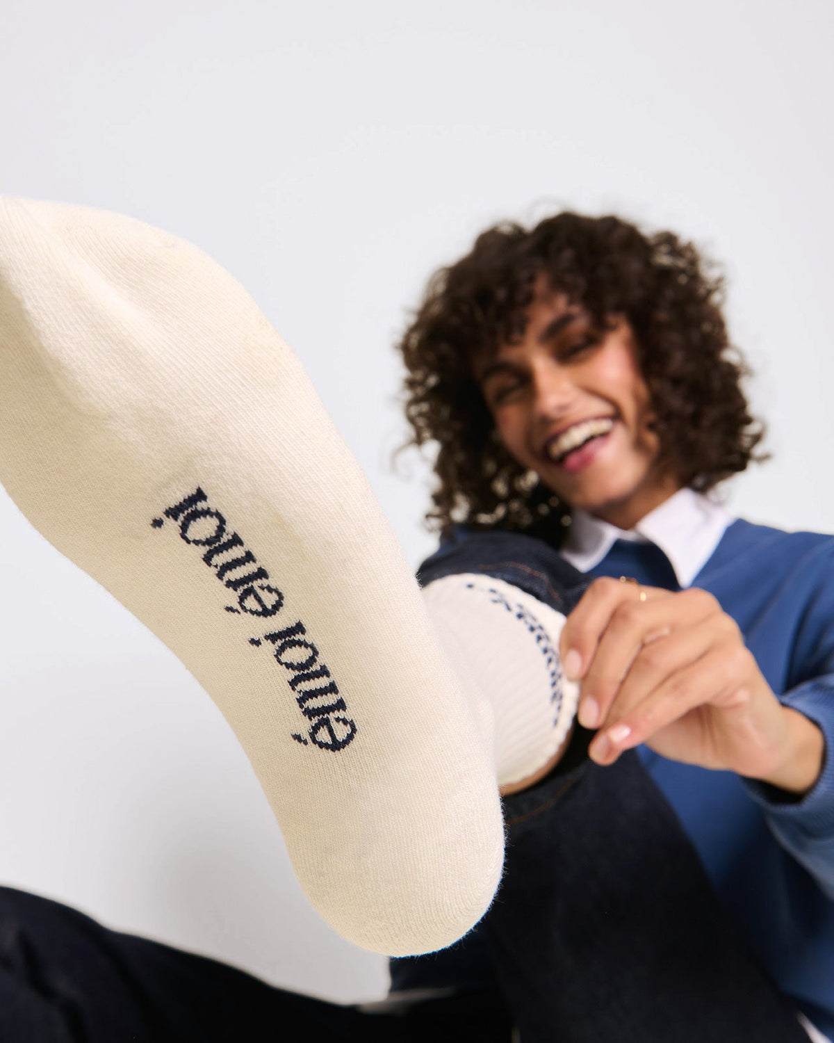 Les chaussettes Le grand amour - crème - 42/46