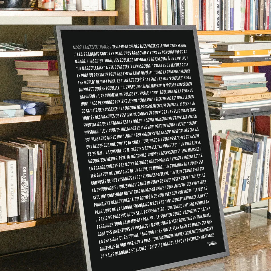 Affiche Miscellanées de France - 50x70 cm | #AFFMISC50X70