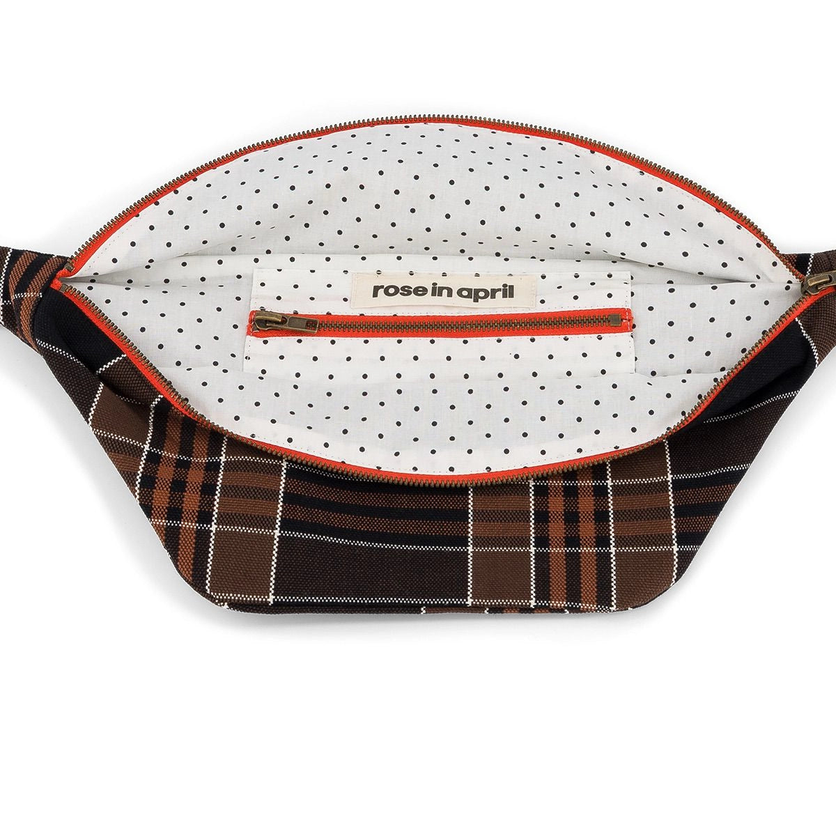 SAC BANANE BLACK TARTAN
