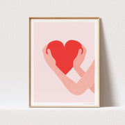 Affiche d’art A3 Mon Coeur pour toi