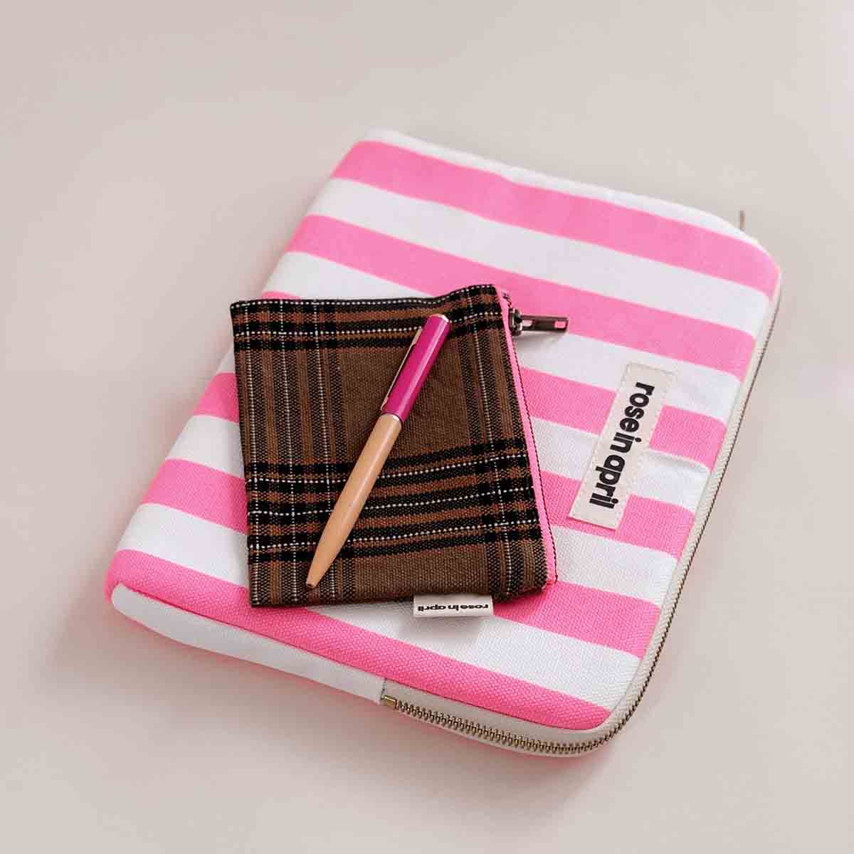 Marie porte monnaie tartan